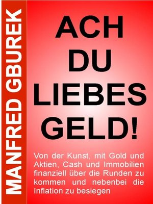 cover image of Ach du liebes Geld!